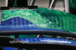 28.06.2007 Magny-Cours, France,  Honda Racing F1 Team, RA107, front wing detail, list of names on the front wing - Formula 1 World Championship, Rd 8, French Grand Prix, Thursday