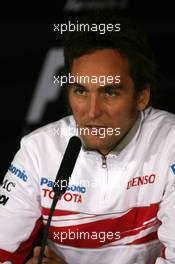 28.06.2007 Magny-Cours, France,  Franck Montagny (FRA), Test Driver, Toyota F1 Team - Formula 1 World Championship, Rd 8, French Grand Prix, Thursday Press Conference