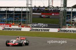 06.07.2007 Silverstone, England,  Lewis Hamilton (GBR), McLaren Mercedes, MP4-22 - Formula 1 World Championship, Rd 9, British Grand Prix, Friday Practice