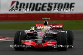 06.07.2007 Silverstone, England,  Lewis Hamilton (GBR), McLaren Mercedes, MP4-22 - Formula 1 World Championship, Rd 9, British Grand Prix, Friday Practice