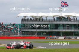 06.07.2007 Silverstone, England,  Lewis Hamilton (GBR), McLaren Mercedes, MP4-22 - Formula 1 World Championship, Rd 9, British Grand Prix, Friday Practice