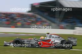 06.07.2007 Silverstone, England,  Lewis Hamilton (GBR), McLaren Mercedes, MP4-22 - Formula 1 World Championship, Rd 9, British Grand Prix, Friday Practice