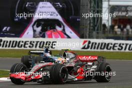 06.07.2007 Silverstone, England,  Lewis Hamilton (GBR), McLaren Mercedes, MP4-22 - Formula 1 World Championship, Rd 9, British Grand Prix, Friday Practice