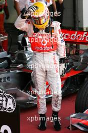 08.07.2007 Silverstone, England,  Lewis Hamilton (GBR), McLaren Mercedes - Formula 1 World Championship, Rd 9, British Grand Prix, Sunday Podium