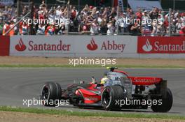 08.07.2007 Silverstone, England,  Lewis Hamilton (GBR), McLaren Mercedes - Formula 1 World Championship, Rd 9, British Grand Prix, Sunday Race