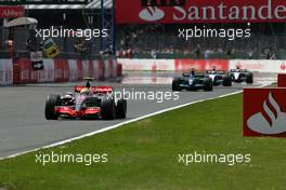 08.07.2007 Silverstone, England,  Lewis Hamilton (GBR), McLaren Mercedes - Formula 1 World Championship, Rd 9, British Grand Prix, Sunday Race