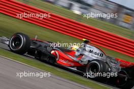 07.07.2007 Silverstone, England,  Lewis Hamilton (GBR), McLaren Mercedes - Formula 1 World Championship, Rd 9, British Grand Prix, Saturday Practice