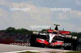 07.07.2007 Silverstone, England,  Lewis Hamilton (GBR), McLaren Mercedes, MP4-22 - Formula 1 World Championship, Rd 9, British Grand Prix, Saturday Qualifying