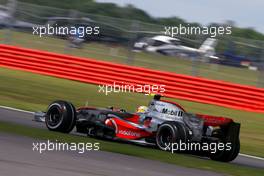 07.07.2007 Silverstone, England,  Lewis Hamilton (GBR), McLaren Mercedes - Formula 1 World Championship, Rd 9, British Grand Prix, Saturday Practice