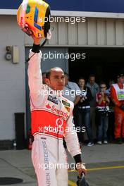 07.07.2007 Silverstone, England,  Lewis Hamilton (GBR), McLaren Mercedes - Formula 1 World Championship, Rd 9, British Grand Prix, Saturday Qualifying