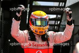 07.07.2007 Silverstone, England,  Lewis Hamilton (GBR), McLaren Mercedes - Formula 1 World Championship, Rd 9, British Grand Prix, Saturday Qualifying