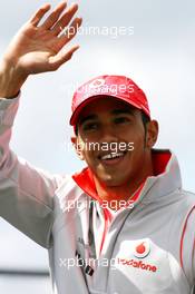 08.07.2007 Silverstone, England,  Lewis Hamilton (GBR), McLaren Mercedes - Formula 1 World Championship, Rd 9, British Grand Prix, Sunday