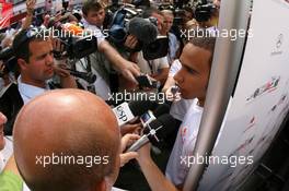 03.08.2007 Budapest, Hungary,  Lewis Hamilton (GBR), McLaren Mercedes - Formula 1 World Championship, Rd 11, Hungarian Grand Prix, Friday