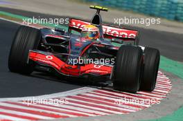 03.08.2007 Budapest, Hungary,  Lewis Hamilton (GBR), McLaren Mercedes, MP4-22 - Formula 1 World Championship, Rd 11, Hungarian Grand Prix, Friday Practice