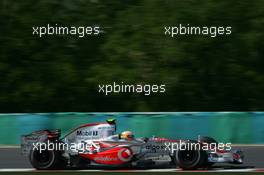 03.08.2007 Budapest, Hungary,  Lewis Hamilton (GBR), McLaren Mercedes, MP4-22 - Formula 1 World Championship, Rd 11, Hungarian Grand Prix, Friday Practice