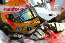 05.08.2007 Budapest, Hungary,  Lewis Hamilton (GBR), McLaren Mercedes, MP4-22 - Formula 1 World Championship, Rd 11, Hungarian Grand Prix, Sunday Pre-Race Grid