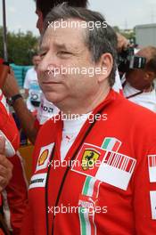 05.08.2007 Budapest, Hungary,  Jean Todt (FRA), Scuderia Ferrari, Ferrari CEO - Formula 1 World Championship, Rd 11, Hungarian Grand Prix, Sunday Pre-Race Grid