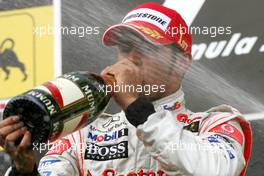 05.08.2007 Budapest, Hungary,  Lewis Hamilton (GBR), McLaren Mercedes - Formula 1 World Championship, Rd 11, Hungarian Grand Prix, Sunday Podium