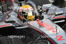 05.08.2007 Budapest, Hungary,  1st place Lewis Hamilton (GBR), McLaren Mercedes - Formula 1 World Championship, Rd 11, Hungarian Grand Prix, Sunday Podium