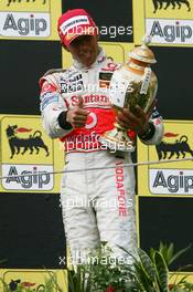 05.08.2007 Budapest, Hungary,  1st, Winner, Lewis Hamilton (GBR), McLaren Mercedes, MP4-22 - Formula 1 World Championship, Rd 11, Hungarian Grand Prix, Sunday Podium