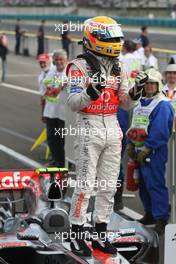 05.08.2007 Budapest, Hungary,  1st place Lewis Hamilton (GBR), McLaren Mercedes - Formula 1 World Championship, Rd 11, Hungarian Grand Prix, Sunday Podium