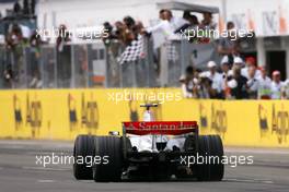 05.08.2007 Budapest, Hungary,  Lewis Hamilton (GBR), McLaren Mercedes - Formula 1 World Championship, Rd 11, Hungarian Grand Prix, Sunday Podium