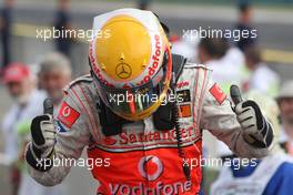 05.08.2007 Budapest, Hungary,  1st place Lewis Hamilton (GBR), McLaren Mercedes - Formula 1 World Championship, Rd 11, Hungarian Grand Prix, Sunday Podium