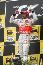 05.08.2007 Budapest, Hungary,  1st place Lewis Hamilton (GBR), McLaren Mercedes - Formula 1 World Championship, Rd 11, Hungarian Grand Prix, Sunday Podium