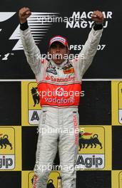 05.08.2007 Budapest, Hungary,  Winner, 1st, Lewis Hamilton (GBR), McLaren Mercedes, MP4-22 - Formula 1 World Championship, Rd 11, Hungarian Grand Prix, Sunday Podium