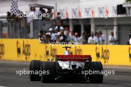 05.08.2007 Budapest, Hungary,  Lewis Hamilton (GBR), McLaren Mercedes - Formula 1 World Championship, Rd 11, Hungarian Grand Prix, Sunday Podium