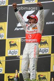 05.08.2007 Budapest, Hungary,  1st place Lewis Hamilton (GBR), McLaren Mercedes - Formula 1 World Championship, Rd 11, Hungarian Grand Prix, Sunday Podium