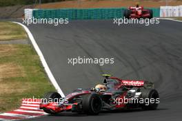 05.08.2007 Budapest, Hungary,  Lewis Hamilton (GBR), McLaren Mercedes, Felipe Massa (BRA), Scuderia Ferrari - Formula 1 World Championship, Rd 11, Hungarian Grand Prix, Sunday Race