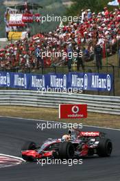 05.08.2007 Budapest, Hungary,  Lewis Hamilton (GBR), McLaren Mercedes - Formula 1 World Championship, Rd 11, Hungarian Grand Prix, Sunday Race