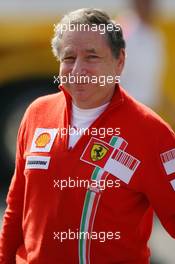 04.08.2007 Budapest, Hungary,  Jean Todt (FRA), Scuderia Ferrari, Ferrari CEO - Formula 1 World Championship, Rd 11, Hungarian Grand Prix, Saturday