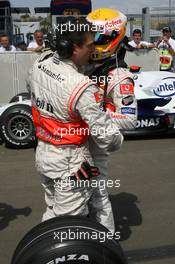 04.08.2007 Budapest, Hungary,  2nd, Lewis Hamilton (GBR), McLaren Mercedes, MP4-22 - Formula 1 World Championship, Rd 11, Hungarian Grand Prix, Saturday Qualifying