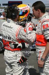 04.08.2007 Budapest, Hungary,  2nd, Lewis Hamilton (GBR), McLaren Mercedes, MP4-22 - Formula 1 World Championship, Rd 11, Hungarian Grand Prix, Saturday Qualifying