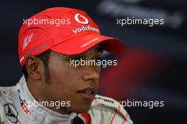 04.08.2007 Budapest, Hungary,  Lewis Hamilton (GBR), McLaren Mercedes - Formula 1 World Championship, Rd 11, Hungarian Grand Prix, Saturday Press Conference