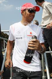 05.08.2007 Budapest, Hungary,  Lewis Hamilton (GBR), McLaren Mercedes - Formula 1 World Championship, Rd 11, Hungarian Grand Prix, Sunday