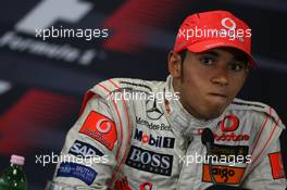 05.08.2007 Budapest, Hungary,  Lewis Hamilton (GBR), McLaren Mercedes - Formula 1 World Championship, Rd 11, Hungarian Grand Prix, Sunday Press Conference