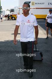 02.08.2007 Budapest, Hungary,  Lewis Hamilton (GBR), McLaren Mercedes - Formula 1 World Championship, Rd 11, Hungarian Grand Prix, Thursday