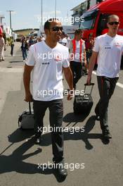 02.08.2007 Budapest, Hungary,  Lewis Hamilton (GBR), McLaren Mercedes - Formula 1 World Championship, Rd 11, Hungarian Grand Prix, Thursday