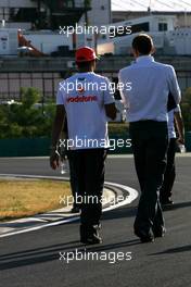 02.08.2007 Budapest, Hungary,  Lewis Hamilton (GBR), McLaren Mercedes - Formula 1 World Championship, Rd 11, Hungarian Grand Prix, Thursday