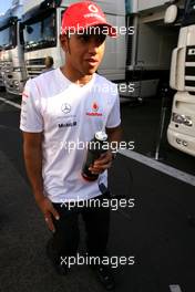 02.08.2007 Budapest, Hungary,  Lewis Hamilton (GBR), McLaren Mercedes - Formula 1 World Championship, Rd 11, Hungarian Grand Prix, Thursday