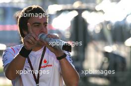 07.09.2007 Monza, Italy,  Fernando Alonso (ESP), McLaren Mercedes - Formula 1 World Championship, Rd 13, Italian Grand Prix, Friday