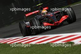 07.09.2007 Monza, Italy,  Lewis Hamilton (GBR), McLaren Mercedes, MP4-22 - Formula 1 World Championship, Rd 13, Italian Grand Prix, Friday Practice