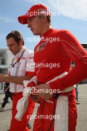 07.09.2007 Monza, Italy,  Kimi Raikkonen (FIN), Räikkönen, Scuderia Ferrari - Formula 1 World Championship, Rd 13, Italian Grand Prix, Friday Practice