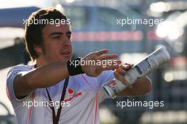07.09.2007 Monza, Italy,  Fernando Alonso (ESP), McLaren Mercedes - Formula 1 World Championship, Rd 13, Italian Grand Prix, Friday