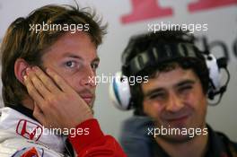 07.09.2007 Monza, Italy,  Jenson Button (GBR), Honda Racing F1 Team  - Formula 1 World Championship, Rd 13, Italian Grand Prix, Friday