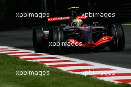 07.09.2007 Monza, Italy,  Lewis Hamilton (GBR), McLaren Mercedes, MP4-22 - Formula 1 World Championship, Rd 13, Italian Grand Prix, Friday Practice