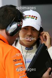 07.09.2007 Monza, Italy,  Sakon Yamamoto (JPN), Spyker F1 Team - Formula 1 World Championship, Rd 13, Italian Grand Prix, Friday